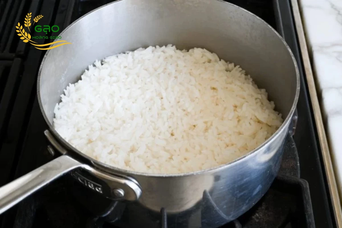 Method to cook Jasmine rice on the stovetop