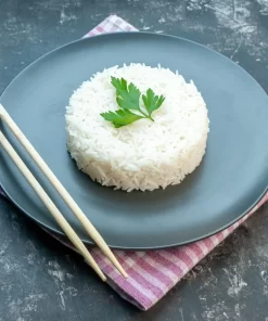 Rice is cooked from Ham Chau rice