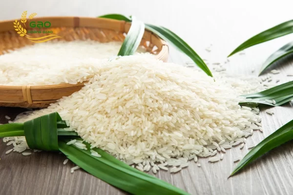 Raw rice with aromatic pandan