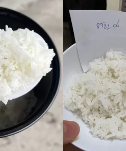 Rice cooked from ST21 rice